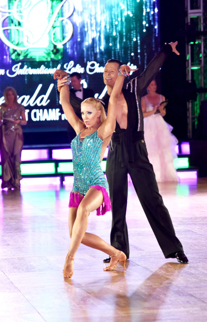 Simeon and Kora at emerald ball